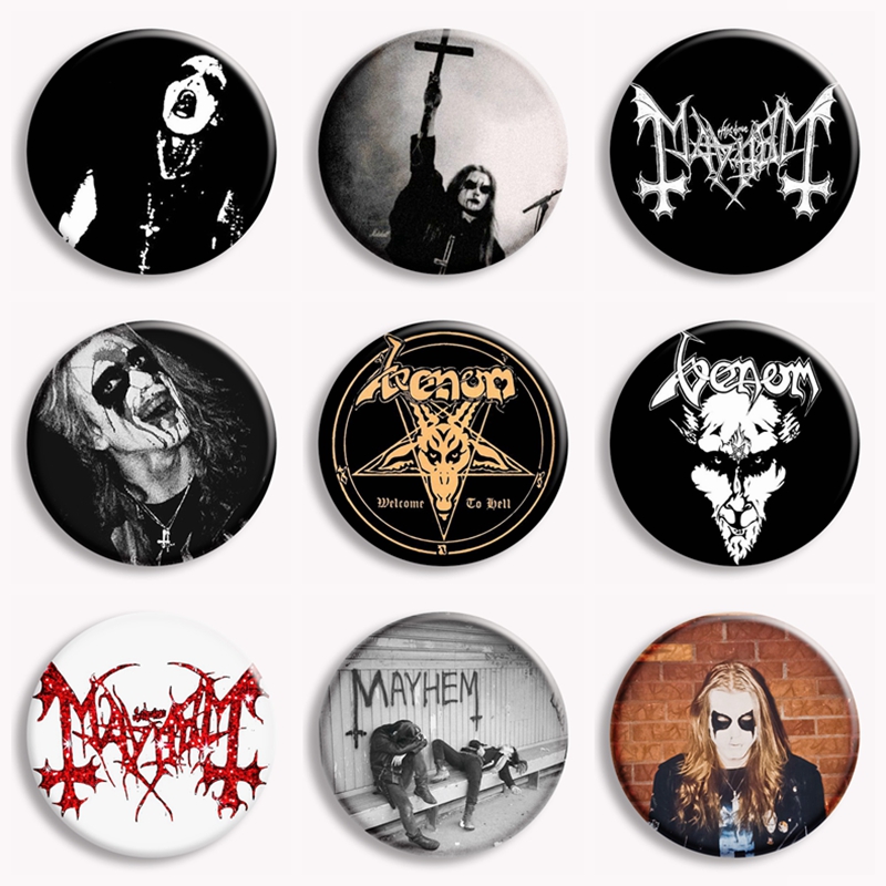 Vintage Collectible Pins - Rock Mayhem Band kancing lembut Pin