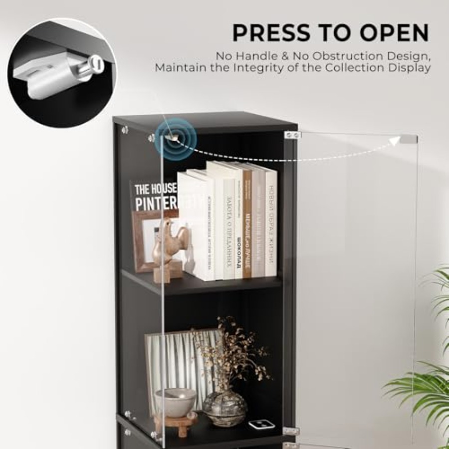 Lemari pajangan sudut dengan p - Collectible Collection ulasan dan harga