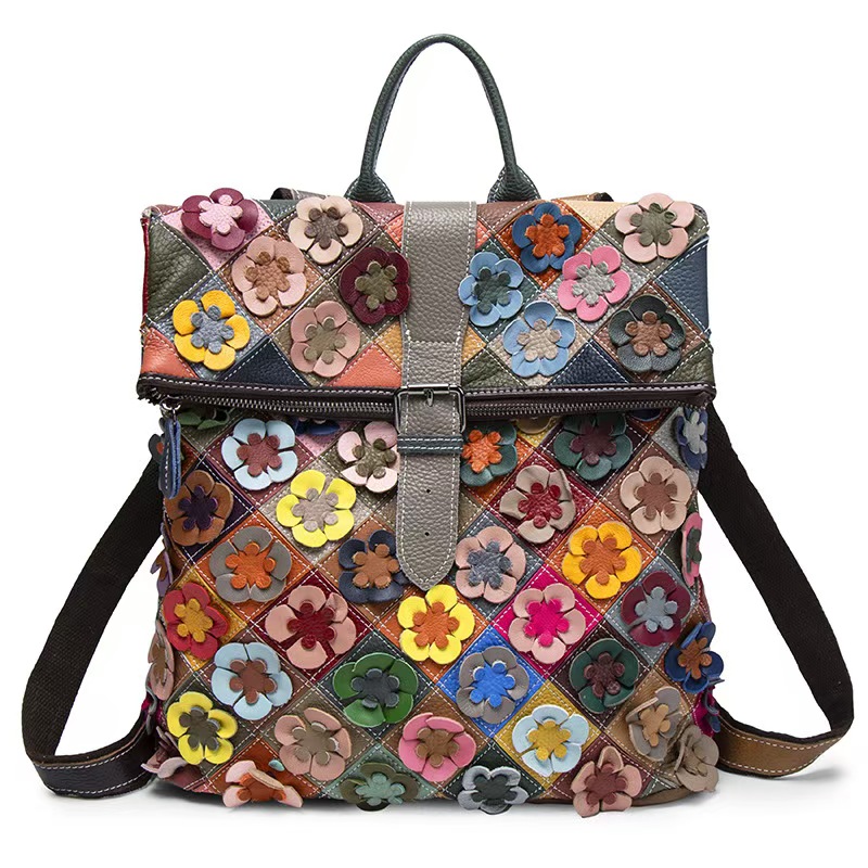 Tas Ransel Kulit Asli Wanita V - Vintage Zipper ulasan dan harga