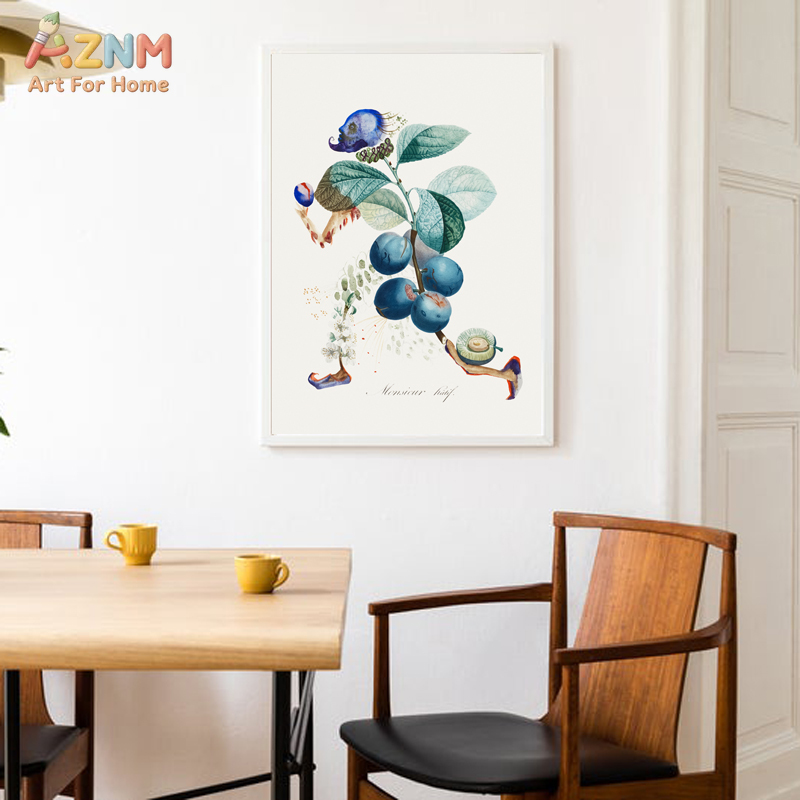 AZNM Seni Dinding Kanvas Gamba - Vintage Things Collection ulasan dan harga
