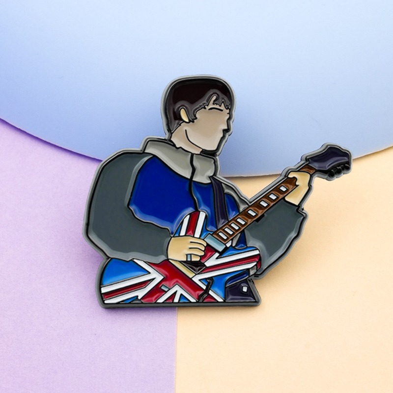 Bros Enamel Gitar Rock Inggris - Vintage Collectible Pins ulasan dan harga