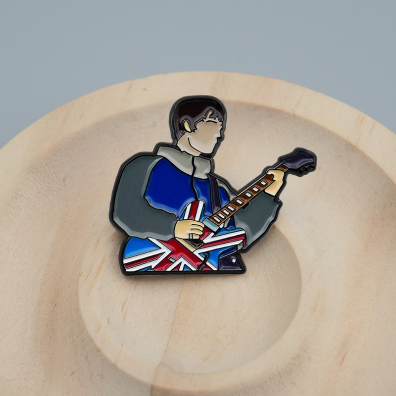 Bros Enamel Gitar Rock Inggris - Vintage Collectible Pins ulasan dan harga