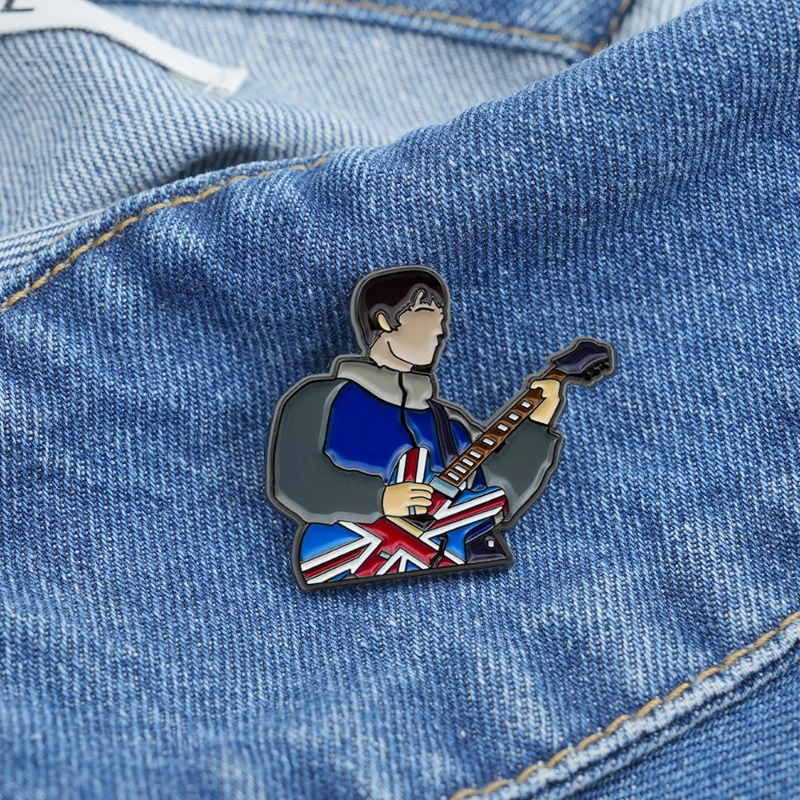 Bros Enamel Gitar Rock Inggris - Vintage Collectible Pins ulasan dan harga