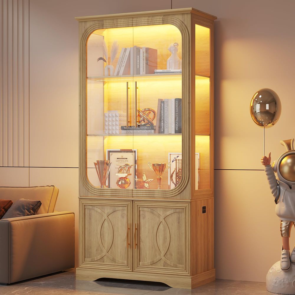 Lemari Pajangan dengan Pintu K - Collectible Collection ulasan dan harga