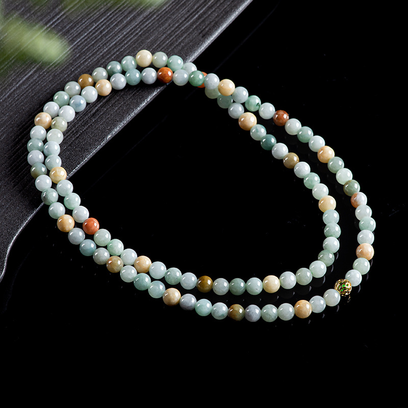 Gelang Kalung Manik-manik Giok - Vintage Necklace ulasan dan harga