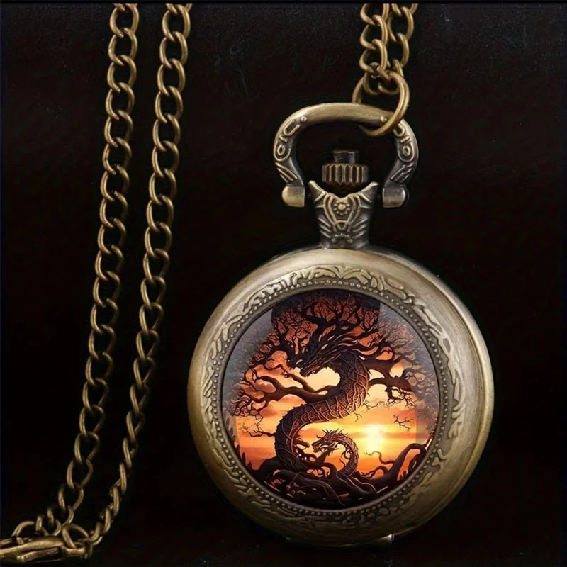 Jam Saku Vintage Motif Campura - Vintage Necklace ulasan dan harga