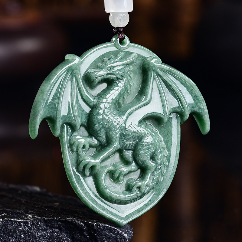 Kalung Liontin Naga Giok Burma - Vintage Necklace ulasan dan harga