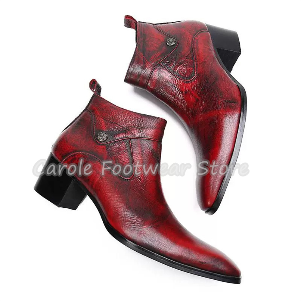 Sepatu Bot Kulit Asli Model Vi - Vintage Zipper ulasan dan harga