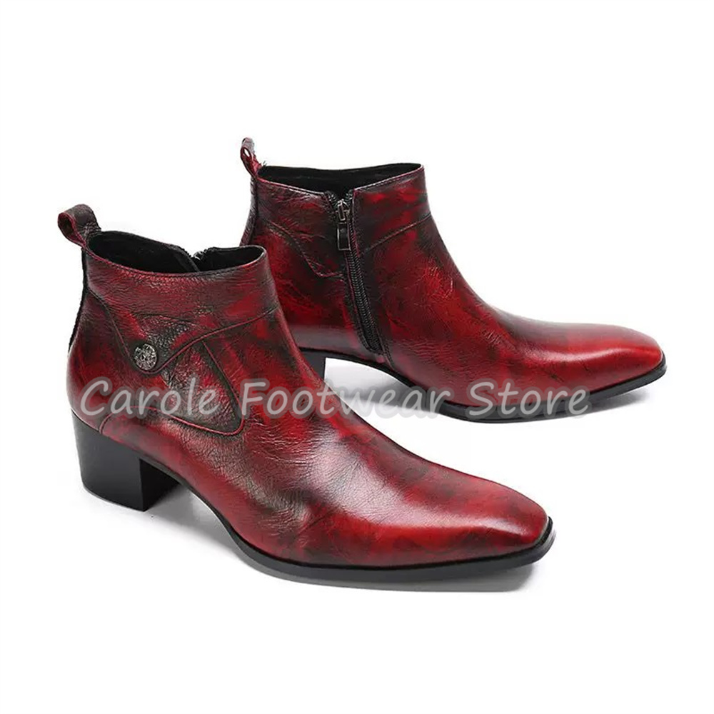 Sepatu Bot Kulit Asli Model Vi - Vintage Zipper ulasan dan harga