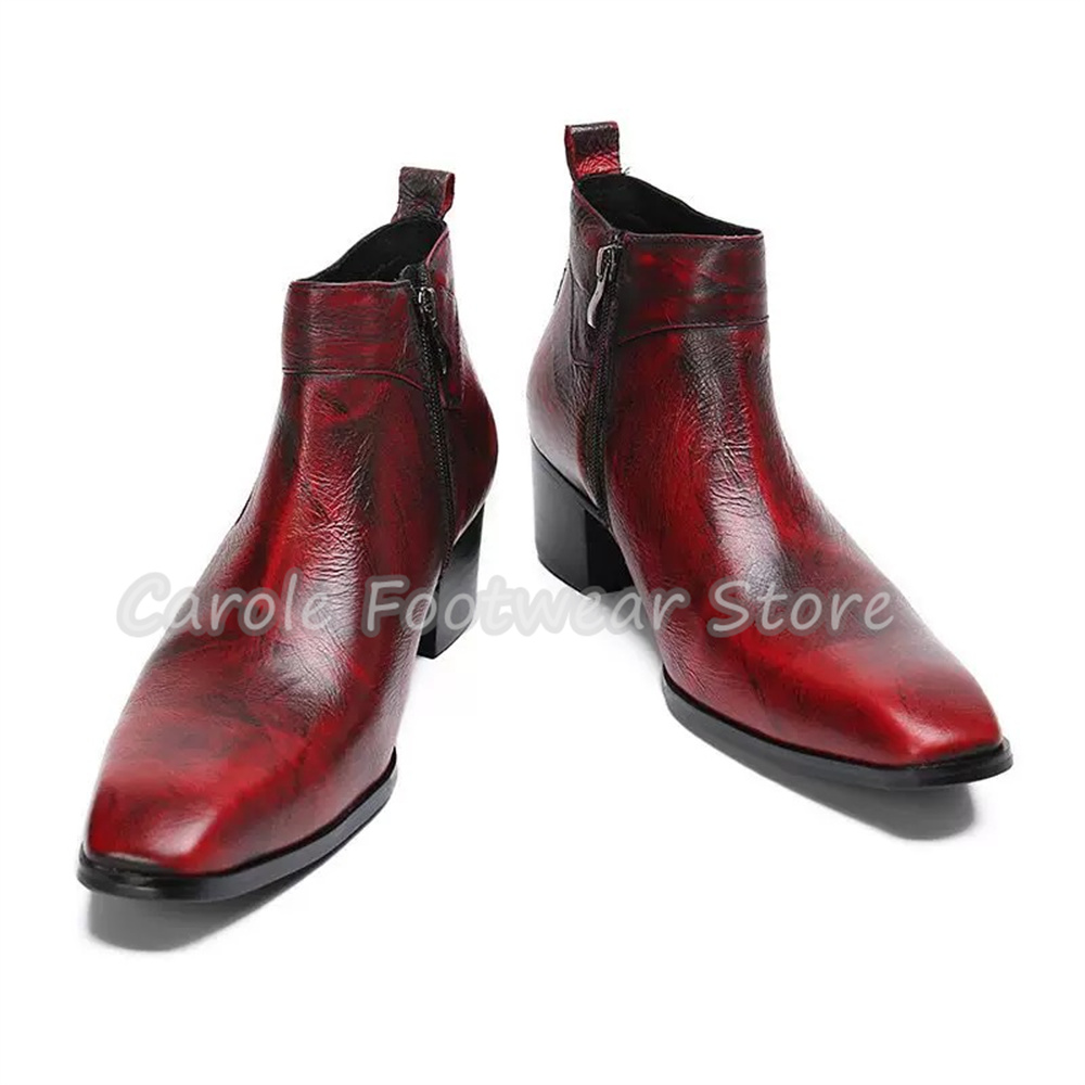 Sepatu Bot Kulit Asli Model Vi - Vintage Zipper ulasan dan harga