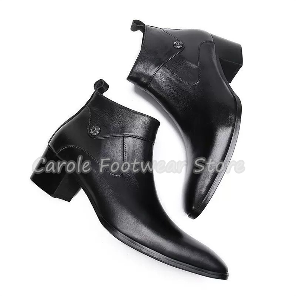 Sepatu Bot Kulit Asli Model Vi - Vintage Zipper ulasan dan harga