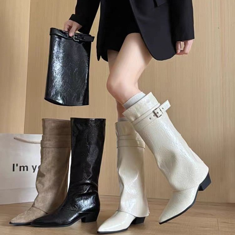 Sepatu Bot Wanita Vintage Mode - Vintage Zipper ulasan dan harga