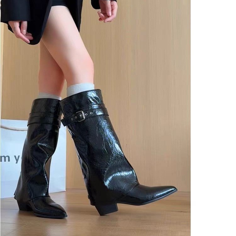Sepatu Bot Wanita Vintage Mode - Vintage Zipper ulasan dan harga