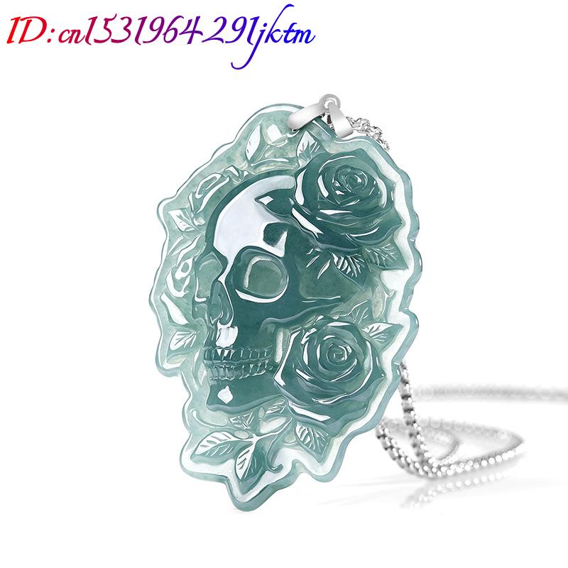 Kalung Liontin Tengkorak Giok  - Vintage Necklace ulasan dan harga